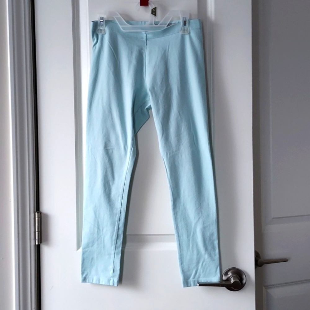 Wonder Nation girls pants large light blue